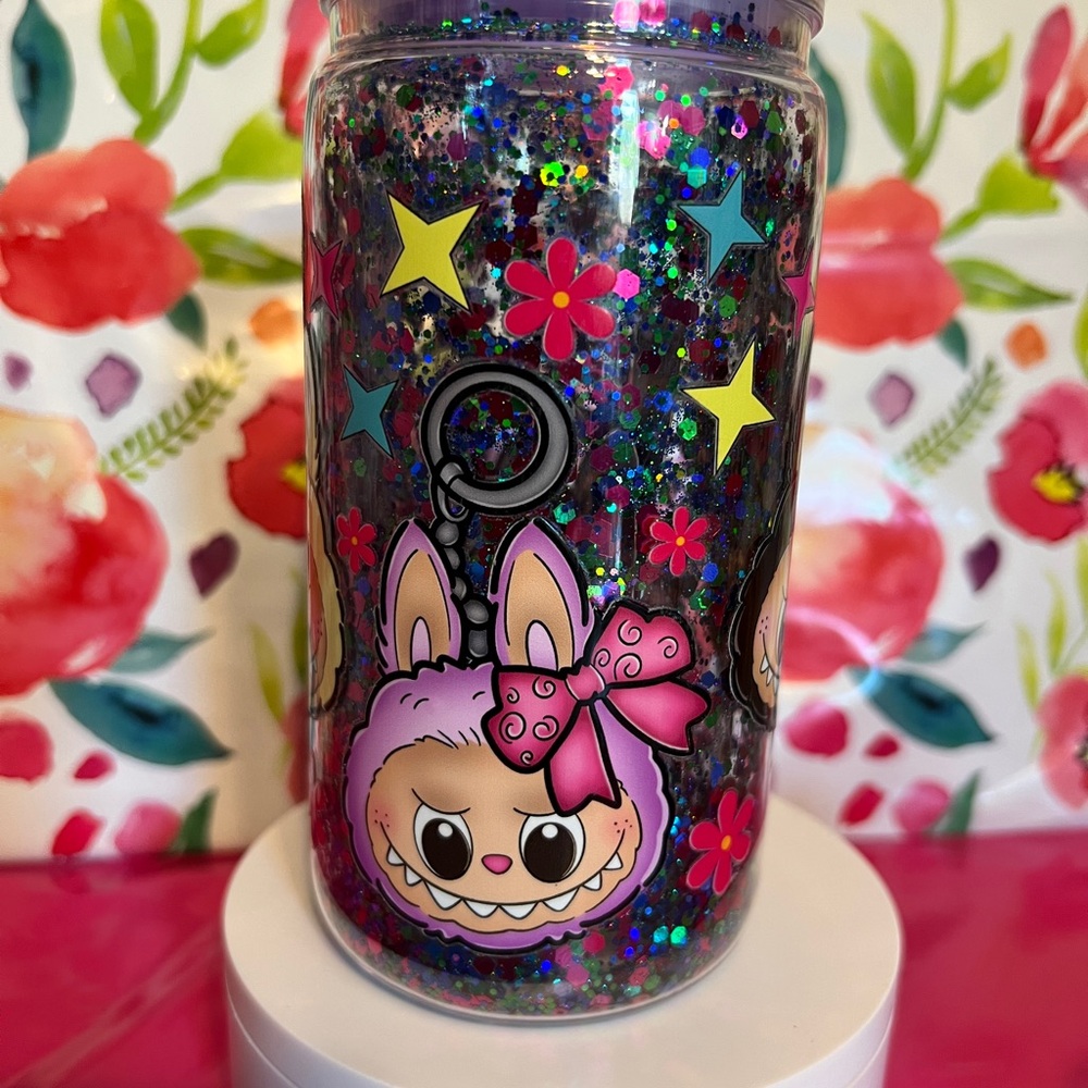 Labubu Snowglobe tumbler